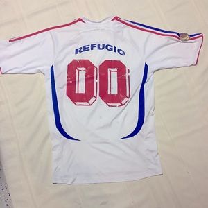 F.F.F. REFEREE SOCCER JERSEY.   REFUGIO 00.   XL
